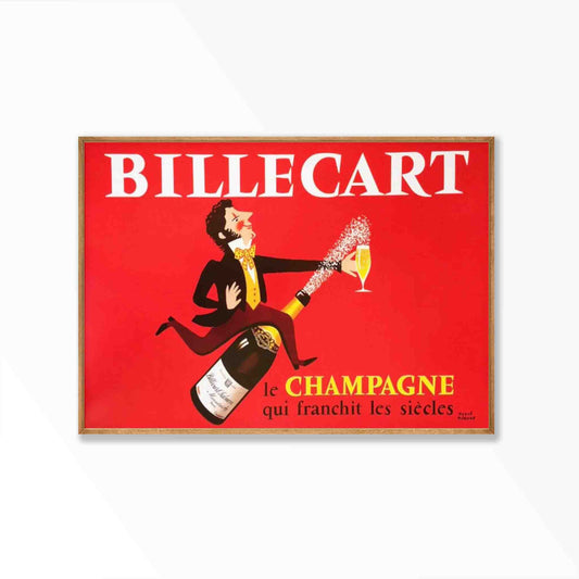Billecart Champagne in Tasmanian Oak Frame | Atollo Printshop