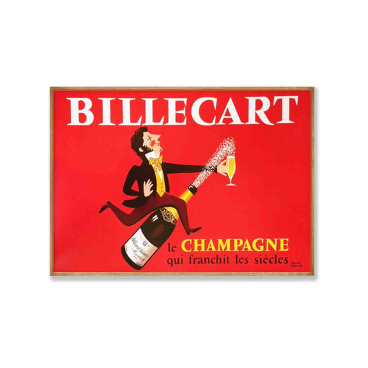 Billecart Champagne in Tasmanian Oak Frame | Atollo Printshop