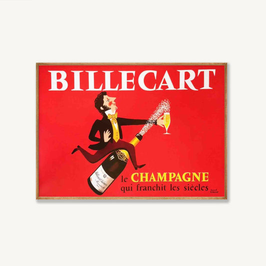Billecart Champagne in Tasmanian Oak Frame | Atollo Printshop