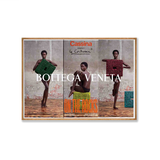 'On The Rocks' Landscape Bottega Cassina in Tasmanian Oak Frame | Atollo Printshop