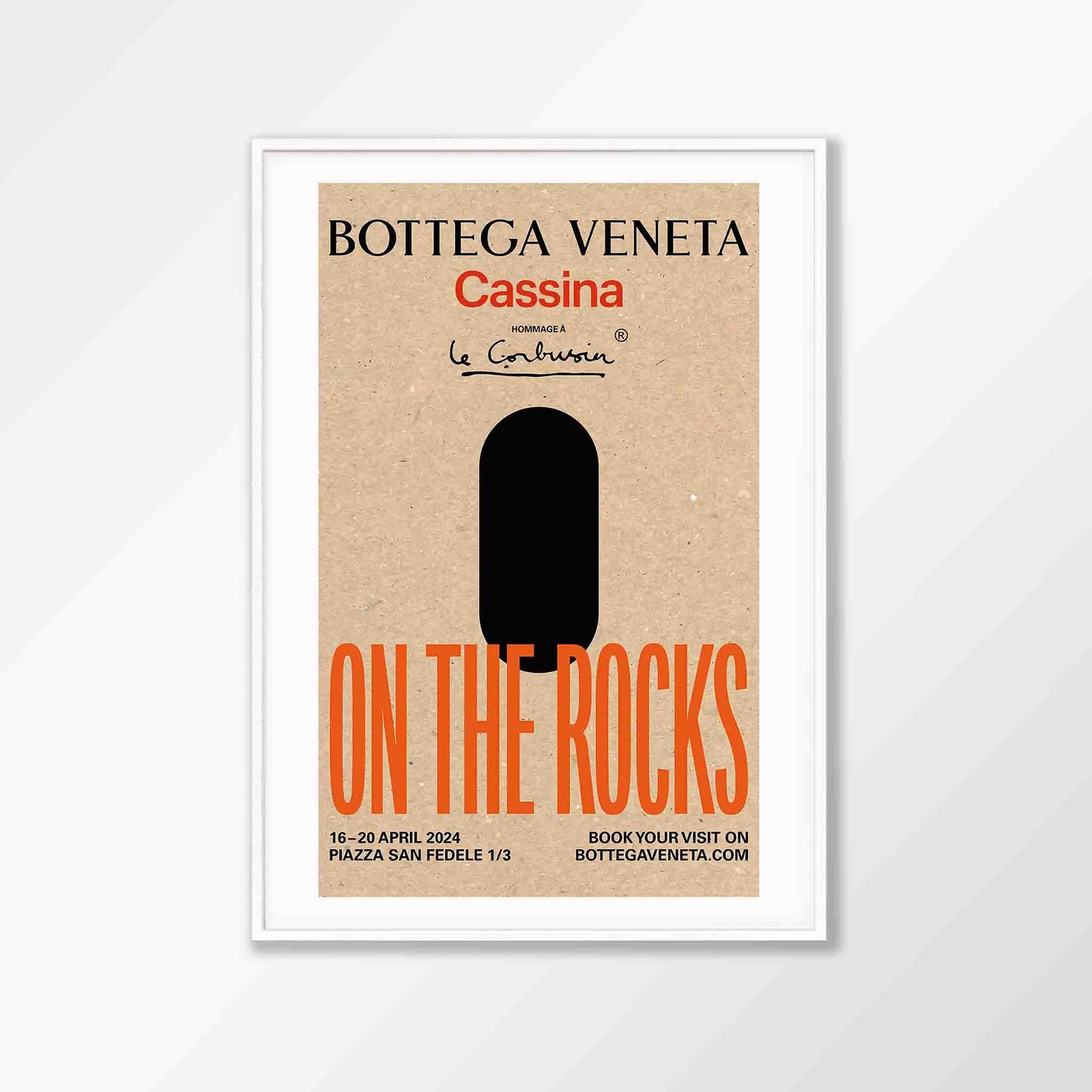'On The Rocks' Bottega Cassina Poster
