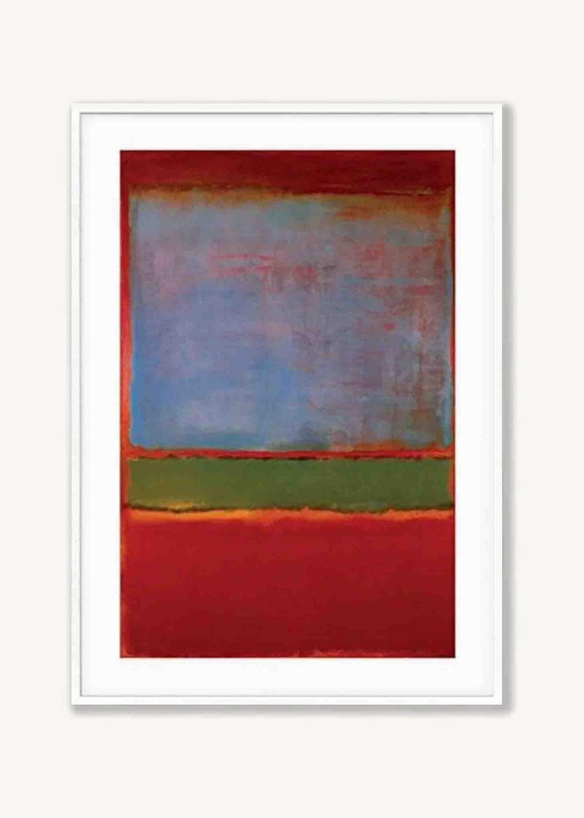 Mark Rothko – No.6 in Matte White Frame | Atollo Printshop