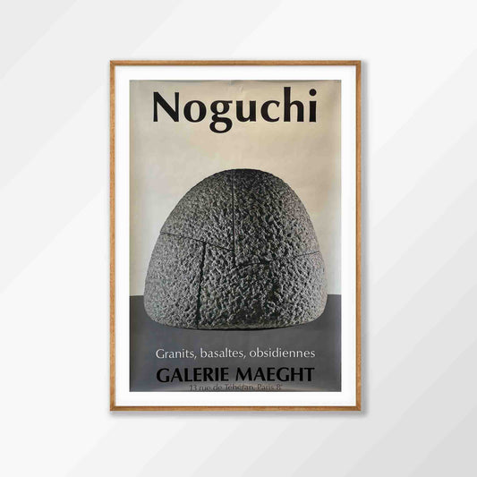 Noguchi Exhibition in Tasmanian Oak Frame | Atollo Printshop