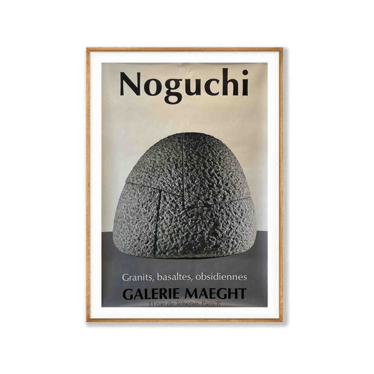 Noguchi Exhibition in Tasmanian Oak Frame | Atollo Printshop