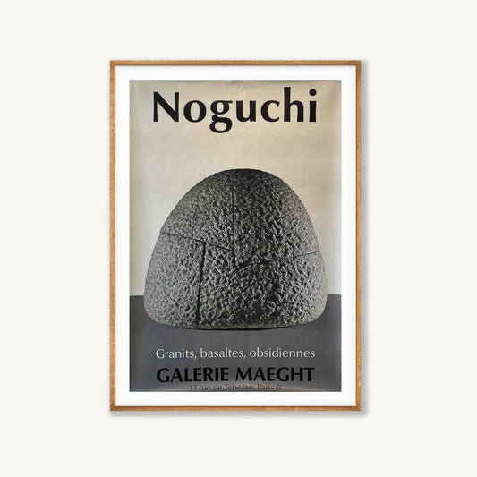 Noguchi Exhibition in Tasmanian Oak Frame | Atollo Printshop