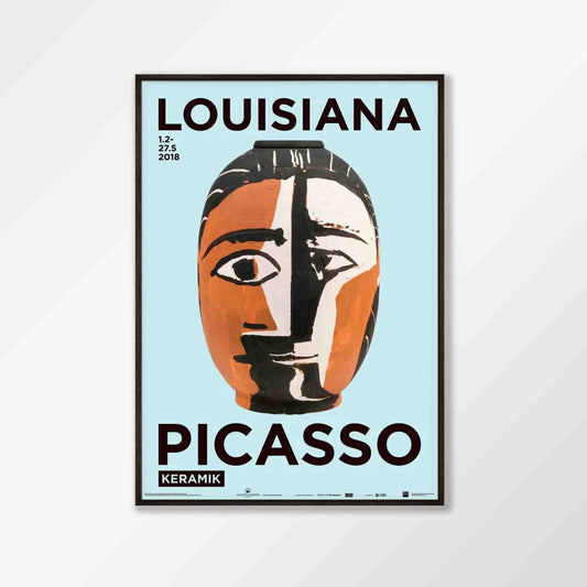 Pablo Picasso – Louisiana in Matte Black Frame | Atollo Printshop
