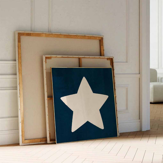 STAR Square Framed Art Print | Atollo Printshop