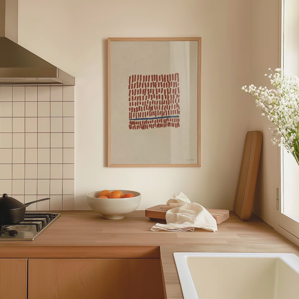 Minimalist Brush Strokes Poster