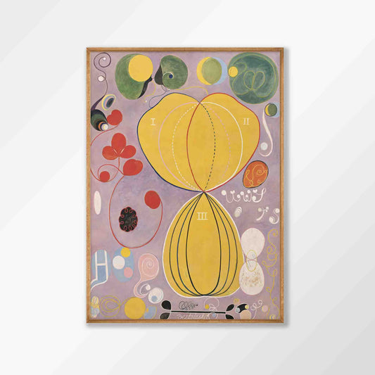 Hilma af Klint – Ten Largest in Tasmanian Oak Frame | Atollo Printshop
