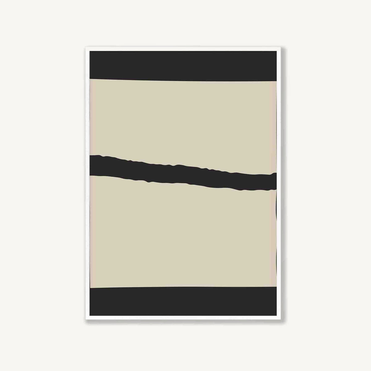 Abstract Noir 01 in Matte White Frame | Atollo Printshop