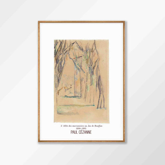 Paul Cézanne Exhibition 1890-1895 in Tasmanian Oak Frame | Atollo Printshop