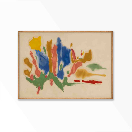 Cool Summer 1962 by Helen Frankenthaler in Tasmanian Oak Frame | Atollo Printshop