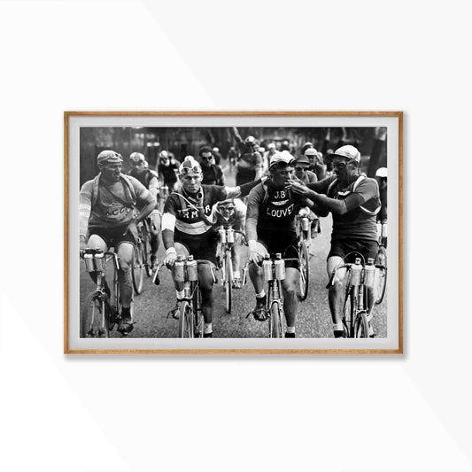 Tour De France in Tasmanian Oak Frame | Atollo Printshop