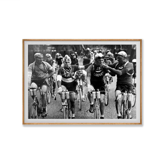 Tour De France in Tasmanian Oak Frame | Atollo Printshop