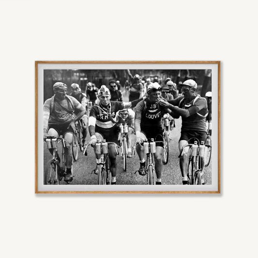 Tour De France in Tasmanian Oak Frame | Atollo Printshop
