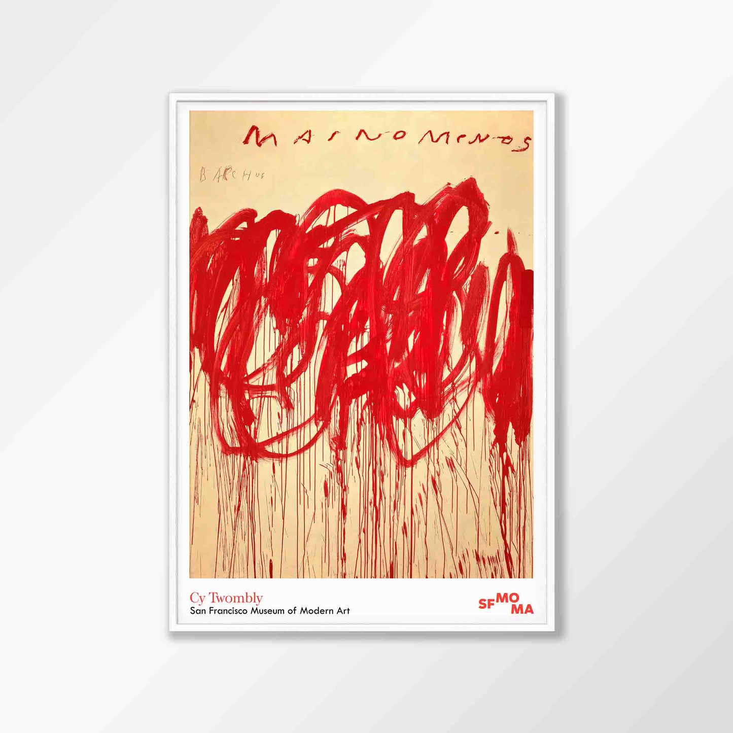 Cy Twombly 'Untitled' SF MOMA