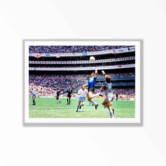 Diego Maradona Hand Of God Poster
