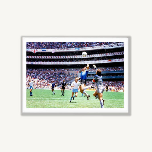 Diego Maradona Hand Of God Poster