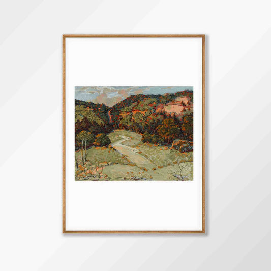 English Countryside in Tasmanian Oak Frame | Atollo Printshop