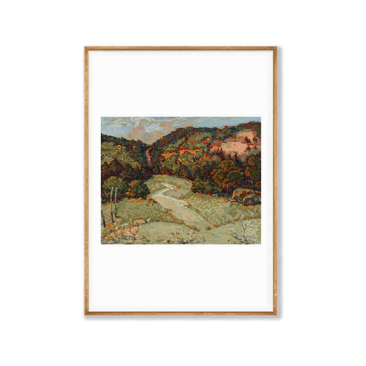 English Countryside in Tasmanian Oak Frame | Atollo Printshop