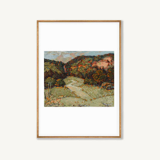 English Countryside in Tasmanian Oak Frame | Atollo Printshop