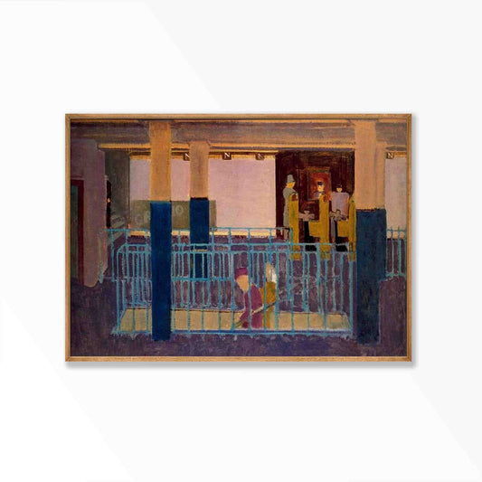 Mark Rothko – Entrance to Subway in Tasmanian Oak Frame | Atollo Printshop