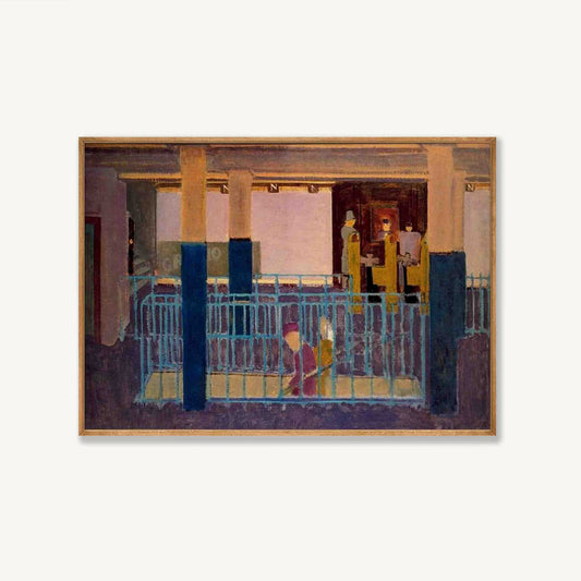 Mark Rothko – Entrance to Subway in Tasmanian Oak Frame | Atollo Printshop