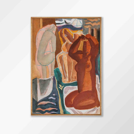 Figurative Women in Tasmanian Oak Frame | Atollo Printshop