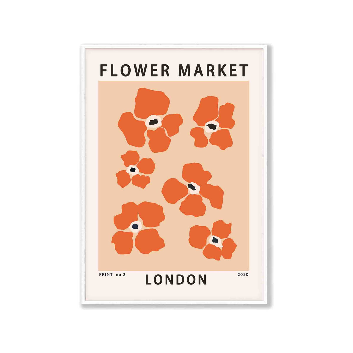London Flower Market Art Print | Atollo Printshop