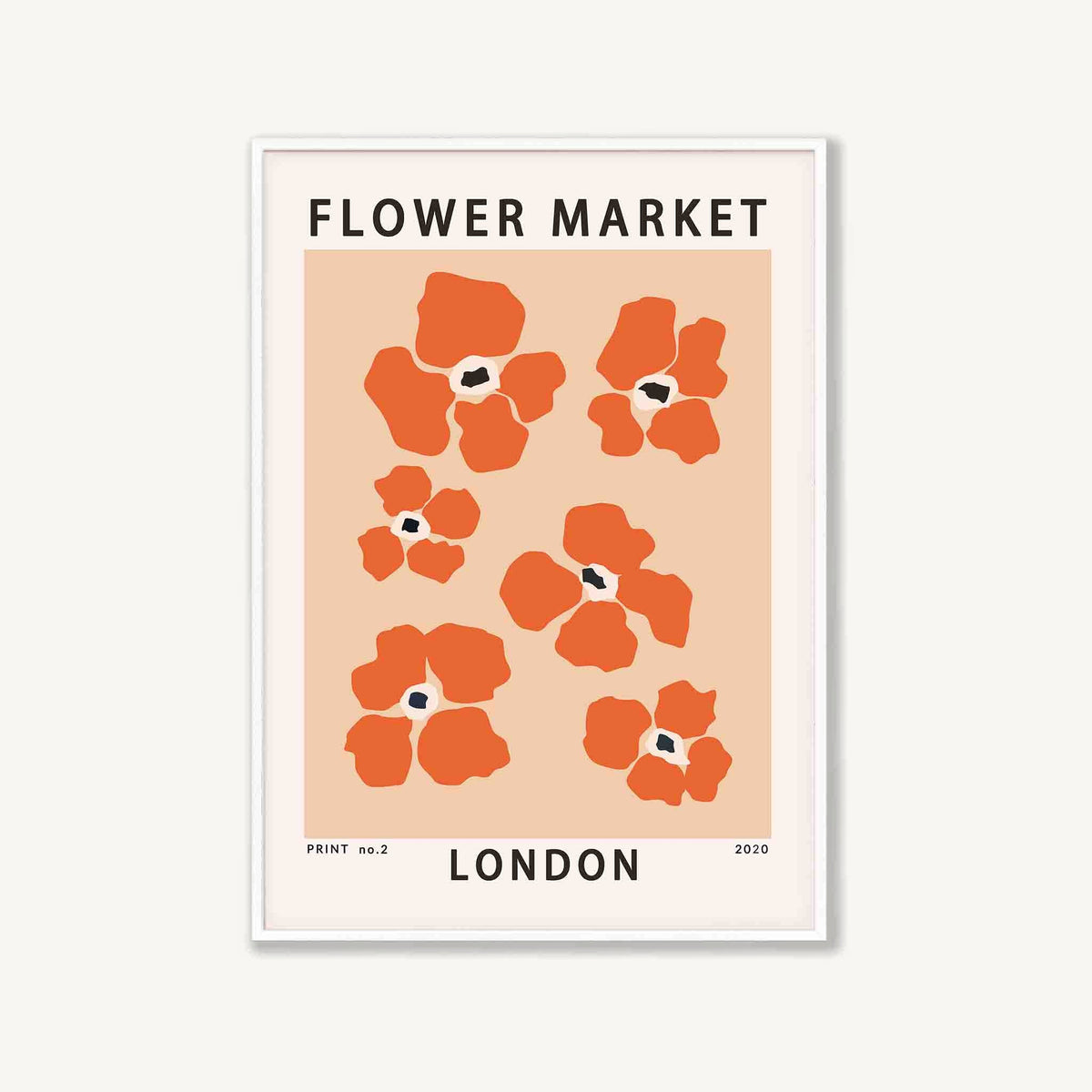 London Flower Market Art Print | Atollo Printshop