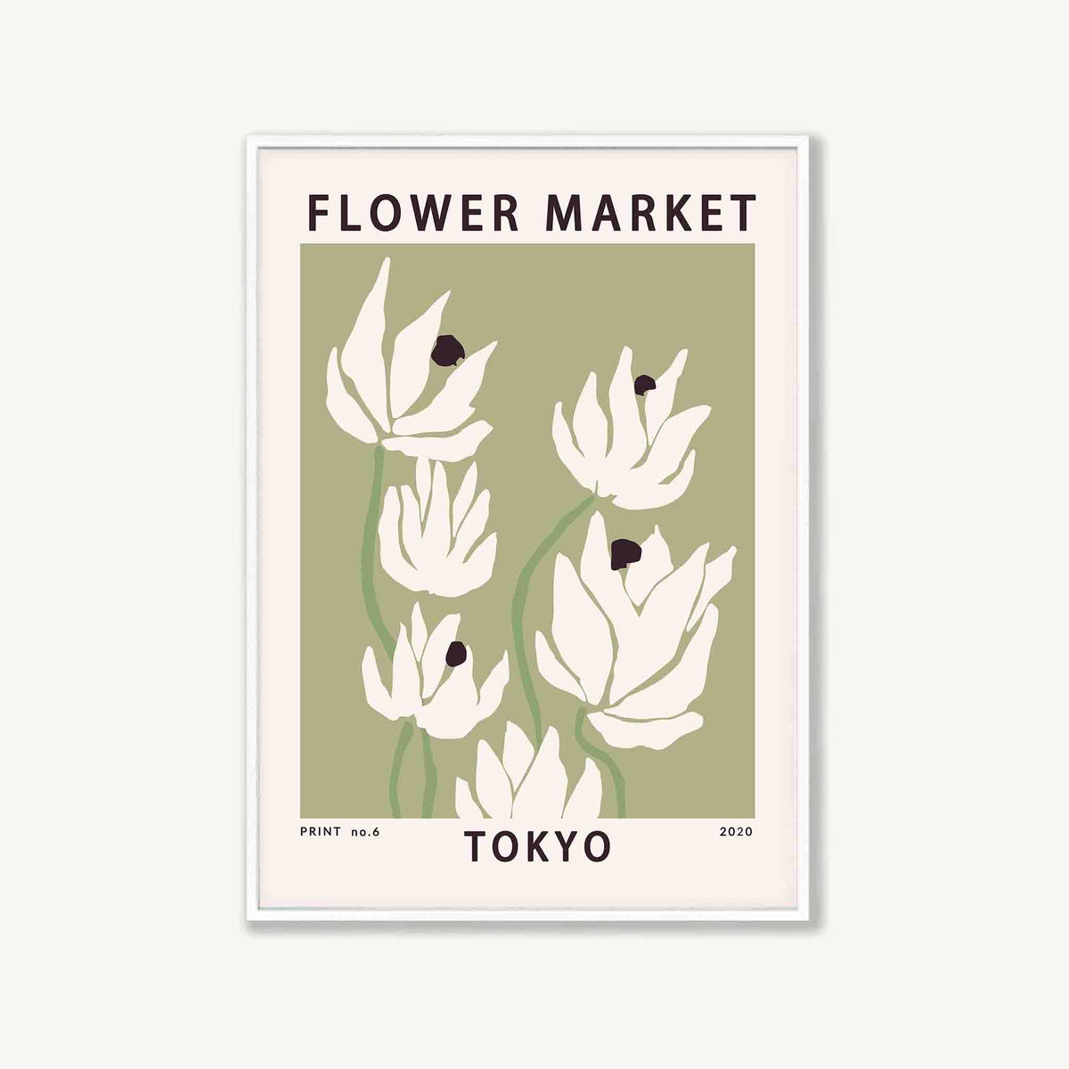 Tokyo Flower Market Art Print | Atollo Printshop