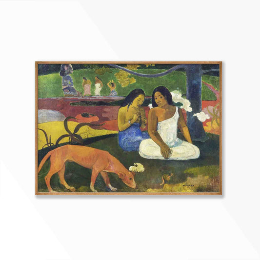 Dog by Paul Gauguin in Tasmanian Oak Frame | Atollo Printshop