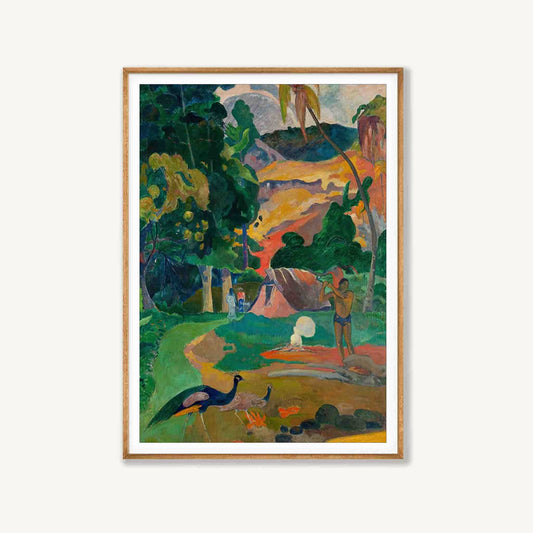 Paul Gauguin Ethereal Jungle in Tasmanian Oak Frame | Atollo Printshop