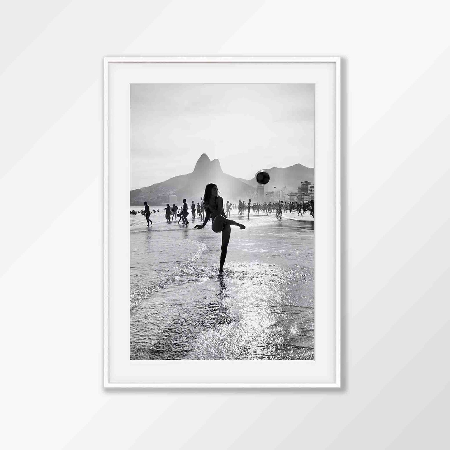 Girl On The Beach In Rio De Janeiro