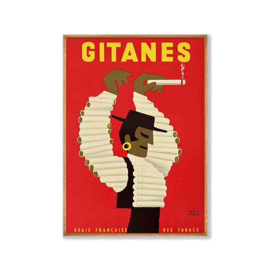 Gitanes Vintage in Tasmanian Oak Frame | Atollo Printshop