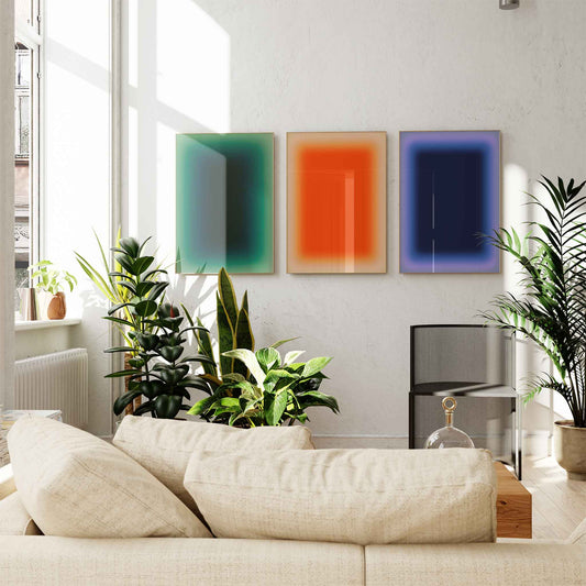 Tonal Posters 3 Set Framed Art Print | Atollo Printshop