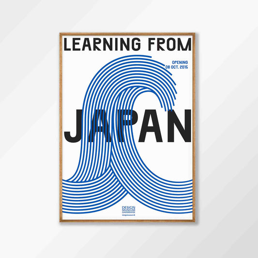 Learning From Japan Museum in Tasmanian Oak Frame | Atollo Printshop