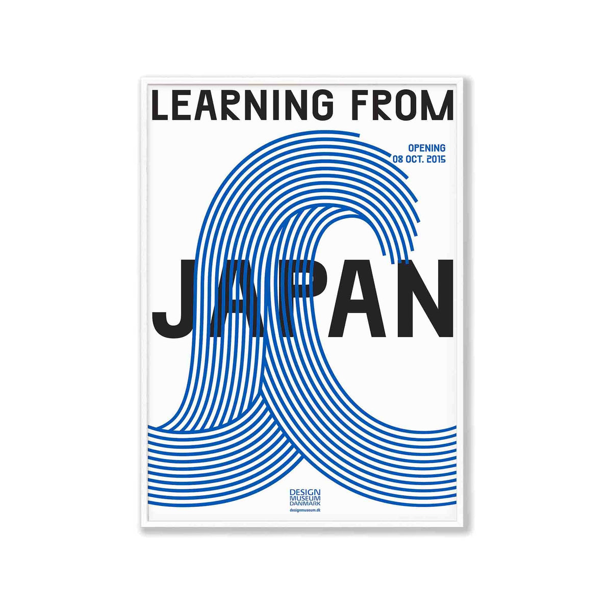 Learning From Japan Museum in Matte White Frame | Atollo Printshop