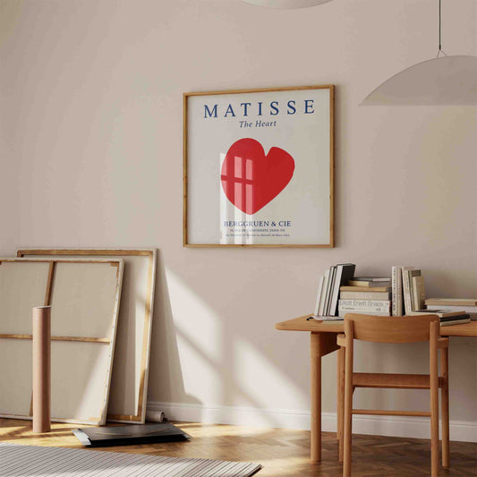 Henri Matisse – Heart Square Frame Framed Art Print | Atollo Printshop