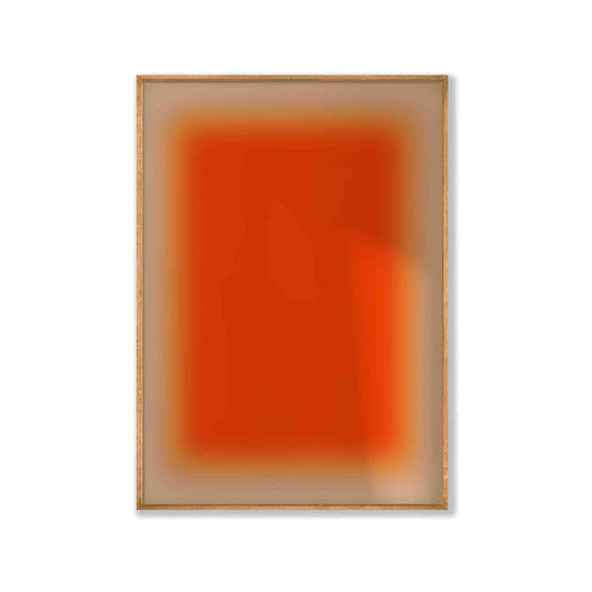 Orange Tonal in Tasmanian Oak Frame | Atollo Printshop