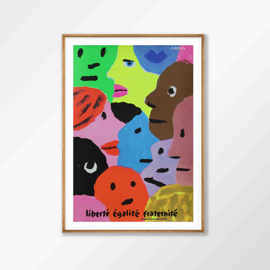 Liberte by Quarez in Tasmanian Oak Frame | Atollo Printshop