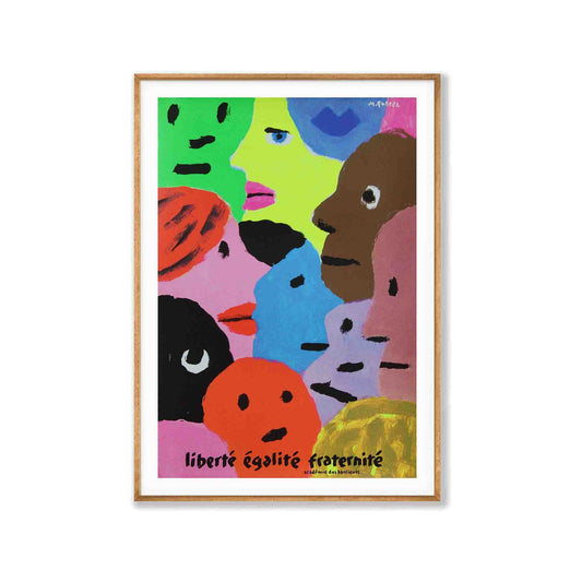 Liberte by Quarez in Tasmanian Oak Frame | Atollo Printshop