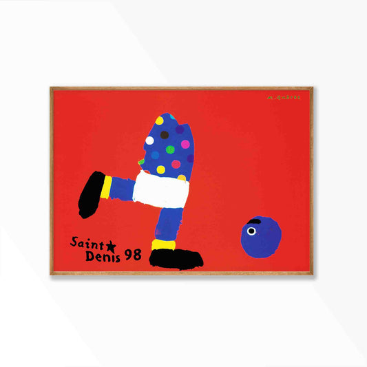 Saint Denis 98' by Michel Quarez in Tasmanian Oak Frame | Atollo Printshop