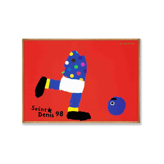 Saint Denis 98' by Michel Quarez in Tasmanian Oak Frame | Atollo Printshop