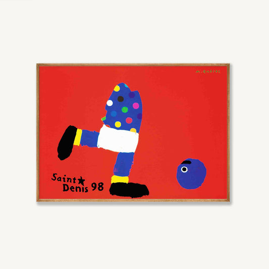 Saint Denis 98' by Michel Quarez in Tasmanian Oak Frame | Atollo Printshop