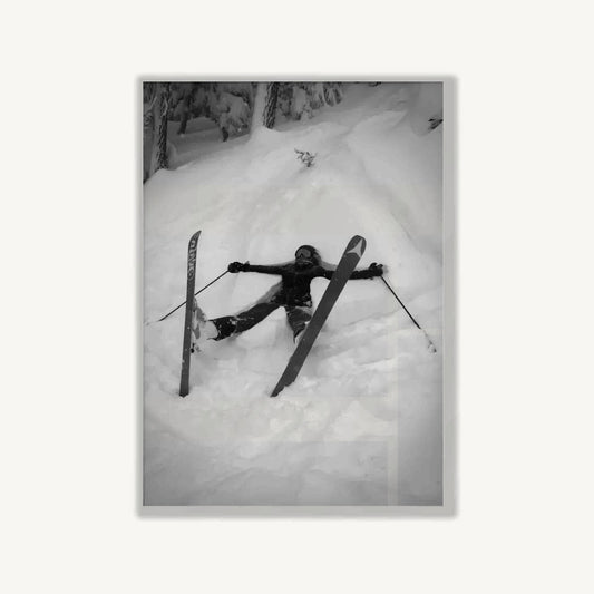 Off Piste Ski Photography Framed Art Print | Atollo Printshop