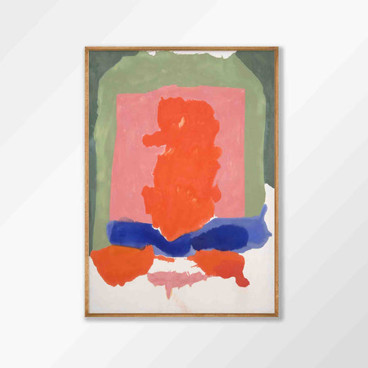 Smalls Paradise 1964 by Helen Frankenthaler in Tasmanian Oak Frame | Atollo Printshop