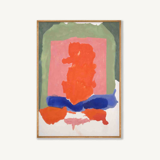 Smalls Paradise 1964 by Helen Frankenthaler in Tasmanian Oak Frame | Atollo Printshop