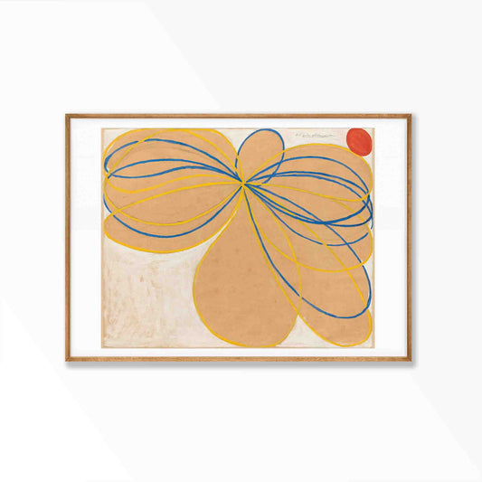 Hilma af Klint – Seven Pointed Star in Tasmanian Oak Frame | Atollo Printshop