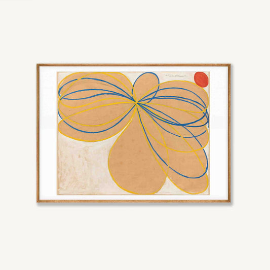 Hilma af Klint – Seven Pointed Star in Tasmanian Oak Frame | Atollo Printshop